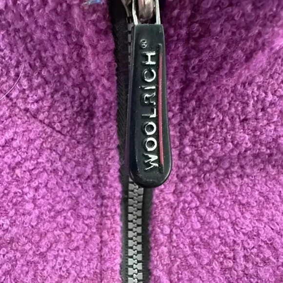 Woolrich Technowool 17076 Women's Wool Raspberry Full Zip Jacket Medium - Picture 4 of 12